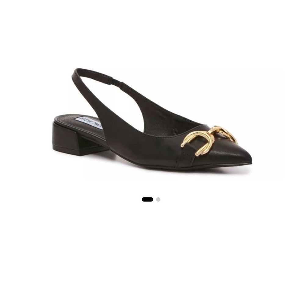 Steve Madden Caitie Slingback with Gold Buckle
